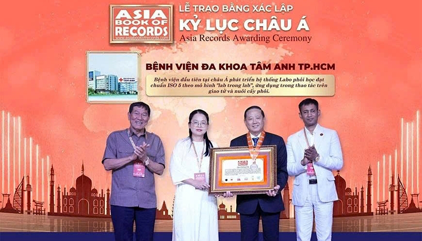 Vietnamese hospital receives first Asian record in in-vitro fertilisation